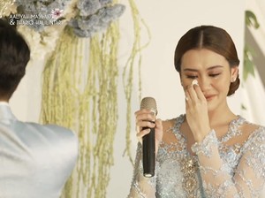 Tangis Aaliyah Massaid Terima Lamaran Thariq Halilintar