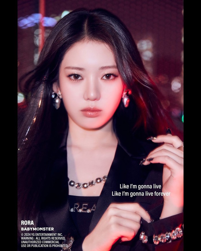 Teaser foto BABYMONSTER untuk comeback single digital FOREVER.