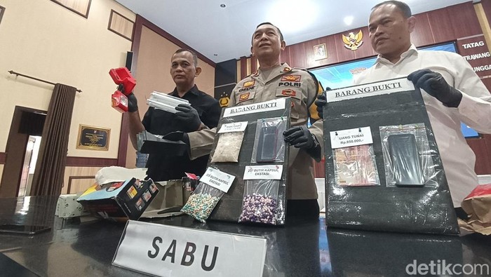 Barang bukti narkoba diamankan Polres Blitar Kota