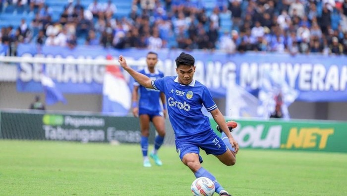 Bek PSIM Jogja, Samuel Christianson Simanjuntak di Liga 2 2023/2024. Foto diunggah Senin (24/6/2024).