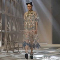 Inilah koleksi Biyan Waatmadja yang bertempat di InterContinental Pondok Indah Jakarta, Selasa[18/6/2024]. Foto: Pradipta Utama/detikcom.