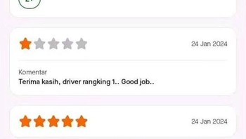 Lah, bintang satu. Foto: X/txtdarionlshop