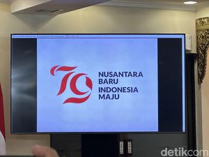 Penampakan Logo HUT ke-79 RI Nusantara Baru Indonesia Maju