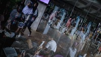 Taman Literasi juga dilengkapi perpustakaan untuk membaca buku.