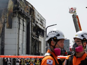 Pabrik Baterai Lithium di Korsel Kebakaran, 22 Pekerja Meninggal Dunia