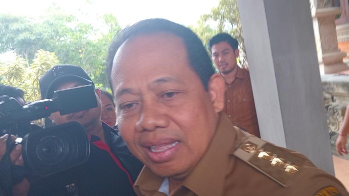 Penjabat (Pj) Gubernur Bali Sang Made Mahendra Jaya di gedung DPRD Bali, Senin (24/6/2024).