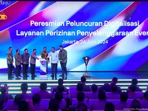 Jokowi Resmikan Peluncuran Digitalisasi Layanan Perizinan Penyelenggaraan Event