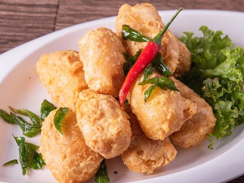 Resep Tahu Goreng Saus Telur Asin