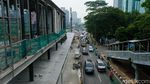 Sudah 7 Bulan, Halte TransJ Gatsu Jamsostek Masih Ditata