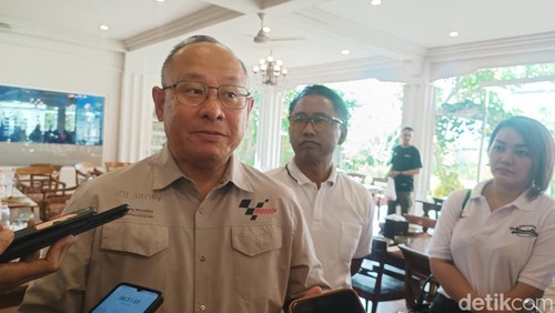 Chairman MotoGP Mandalika 2024 sekaligus Direktur ITDC Troy Reza Warokka saat ditemui awak media di Mataram. (Edi Suryansyah/detikBali)