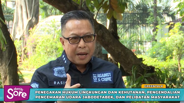 Dirjen Gakkum Kementerian Lingkungan Hidup dan Kehutanan (KLHK) Rasio Ridho Sani
