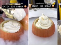 Nyeleneh! Es Krim Bawang Bombay Viral Ini Ramai Dihujat