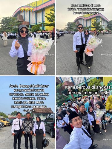 Kisah guru honorer diangkat menjadi PPPK setelah 20 tahun mengabdi. Unggahan tersebut langsung viral di media sosial