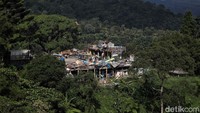 Sejumlah pedagang menolak direlokasi ke rest area di Gunung Mas. Mereka berhitung cuan lebih seret jika pindah. Saat berdagang di Jalan Raya Puncak Bogor, mereka mengaku bisa dapat cuan hingga Rp 700 ribu per hari. Pradita Utama/detikcom