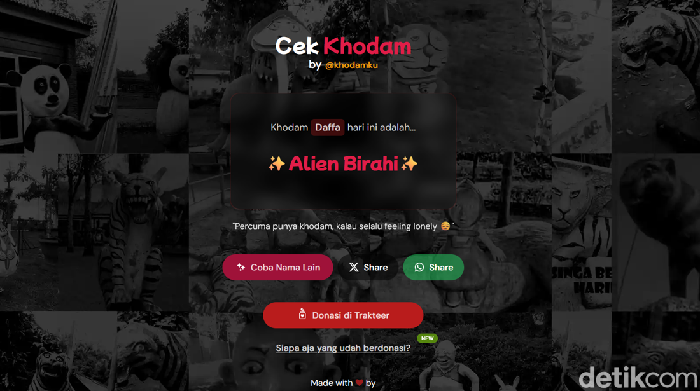 Link Cek Khodam Online dengan Nama