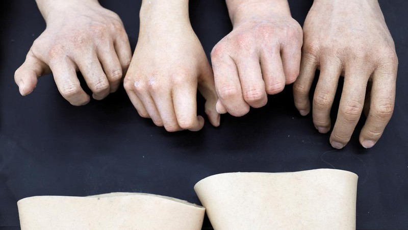 Employees work at the office of humanoid robots developer Ex-Robots in Dalian, Liaoning province, China June 6, 2024. REUTERS/Florence Lo