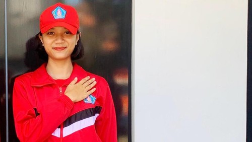 Ni Komang Tri Setia, siswi SMAN 1 Semarapura yang lolos Paskibraka Nasional 2024. (Dok. Ni Komang Tri Setia)