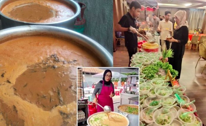 Penjual Terharu ada Pelanggan yang Beli Kuah Laksa Tiap Hari, Ini Alasannya