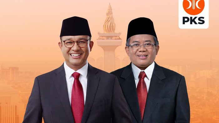 Poster duet Anies-Sohibul Iman. (Dok. Akun PKS)