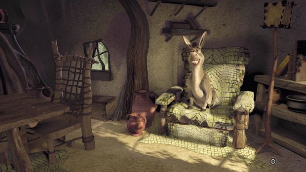 Cuplikan adegan Donkey di Shrek.