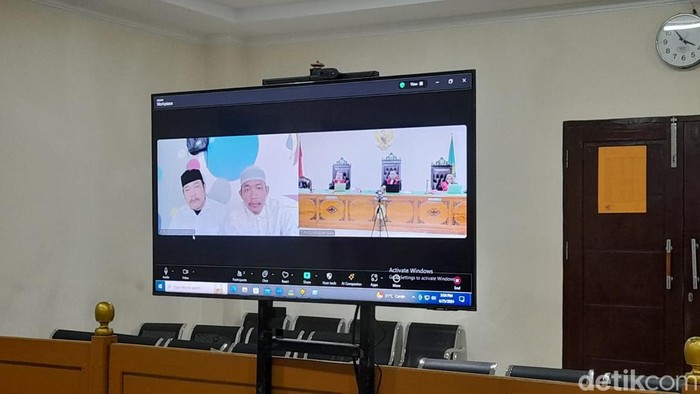 Sidang putusan pembunuhan berencana terhadap sekeluarga di Gowa. Andi Audia Faiza Nazli Irfan/detikSulsel