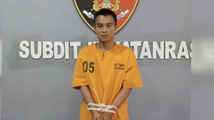 Tampang tersangka Yogi Kutil residivis kambuhan yang ditangkap polisi usai bobol kontrakan warga