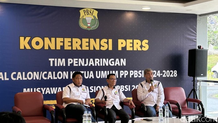 Tim Penjaringan Calon Ketua Umum PP PBSI untuk masa bakti 2024-2028.