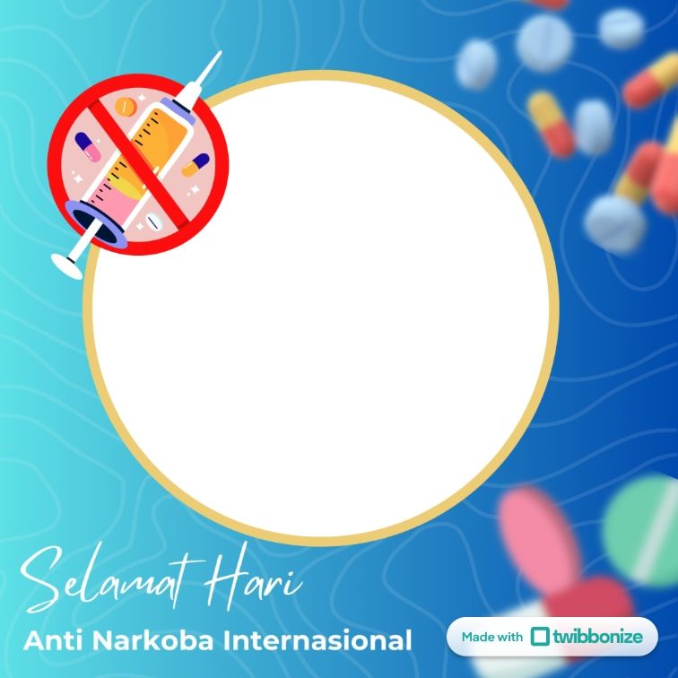 Twibbon Hari Anti Narkotika Internasional 2024