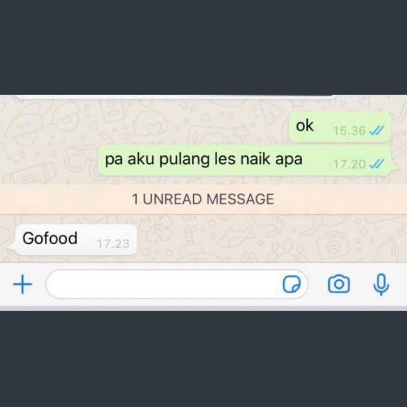 Kumpulan chat absurd ini dijamin bikin senyum-senyum sendiri. Pas banget buat kamu yang butuh asupan untuk meningkatkan mood.