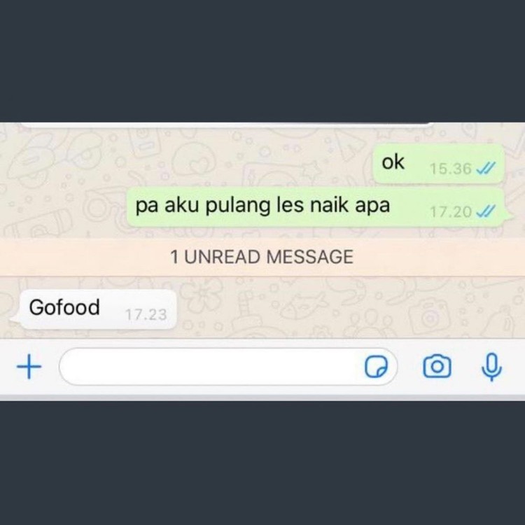 10 Chat Absurd tapi Bikin Ngakak, Mood Auto Naik Kumpulan chat absurd ini dijamin bikin senyum-senyum sendiri. Pas banget buat kamu yang butuh asupan untuk meningkatkan mood.