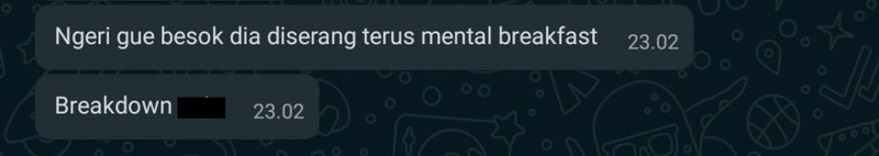 Kumpulan chat absurd ini dijamin bikin senyum-senyum sendiri. Pas banget buat kamu yang butuh asupan untuk meningkatkan mood.