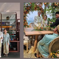 Acara pernikahan Dhitya dan Eja terbagi dalam beberapa sesi, diantaranya, akad, resepsi siang hari, dan resepsi malam hari. Meski demikian, acara tersebut tampak dilangsungkan di lokasi yang sama. Foto: Instagram/@drboykediannugraha