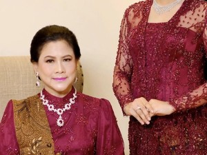 Gaya Iriana Jokowi dengan Makeup Glamour, Penampilannya Bikin Pangling