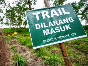 Jalur Trabas Liar Motor Trail di Lereng Merapi Ditutup