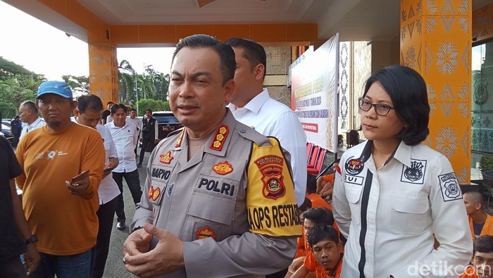 Kapolrestabes Palembang Kombes Harryo Sugihhartono.