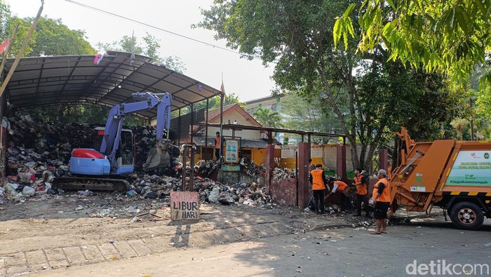 Kondisi depo sampah Mandala Krida, Rabu (26/6/2024).
