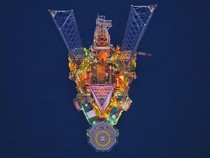 Mengintip Jackup Rig di Laut Jawa