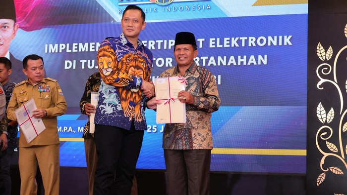 Menteri ATR/BPN Agus Harimurti Yudhoyono