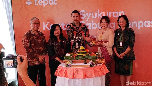 Peresmian kantor cabang baru BTPN Syariah di Jalan Gatot Subroto Tengah, Kota Denpasar, Bali, Selasa (25/6/2024). (Agus Eka/detikBali)