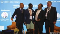 Asian Sky Forum yang merupakan kali kedua setelah tahun lalu diadakan Malaysia, adalah forum yang mewadahi para pelaku industri penerbangan non-airline. Bukan hanya Asia, sejumlah industri penerbangan di Eropa juga terlibat aktif. Misalnya, Dassault (Perancis) ataupun Bombardier (Kanada). Di Jakarta, kali ini, forum ini akan berlangsung dua hari hingga Kamis (27/6). 