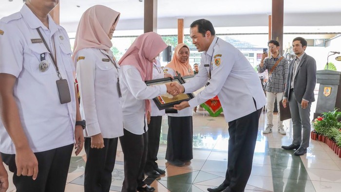 Rembuk Stunting di Pendapa Rumah Dinas Bupati Wonogiri, Rabu (26/6/2024).