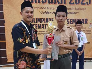 Keren! Siswa MTs di Pati Ini Raih Medali Emas Olimpiade Nasional Matematika