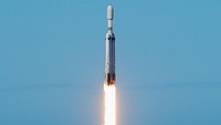 A SpaceX Falcon Heavy rocket lifts off with the fourth and final satellite of the next-generation series of geostationary weather satellites for NASA and NOAA in Cape Canaveral, Florida, U.S. June 25, 2024. REUTERS/Joe Skipper