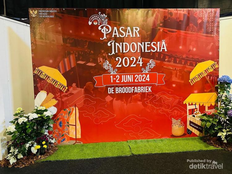 Begini Ramainya Pasar Indonesia di Den Haag Belanda
