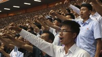 KCNA dalam laporannya menyebut aksi itu sebagai hari “perjuangan melawan imperialisme AS” dan mencap AS sebagai musuh bebuyutan.