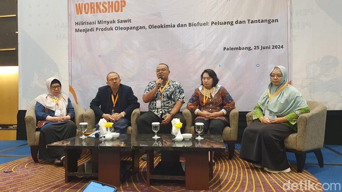 Workshop hilirisasi minyak sawit di Palembang.