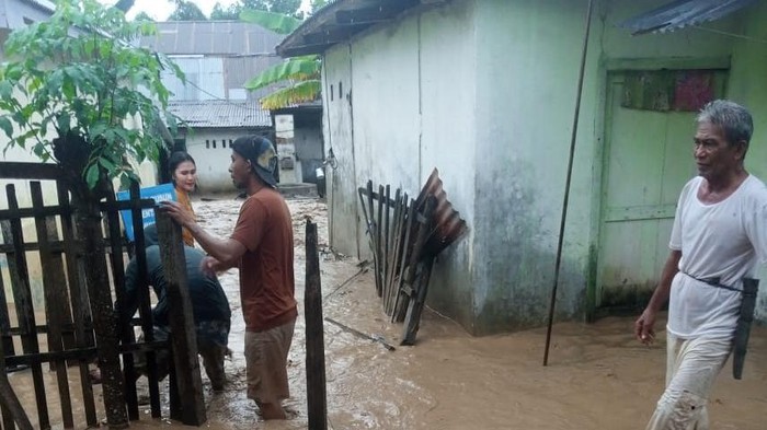 Banjir di Kabupaten Gorontalo.