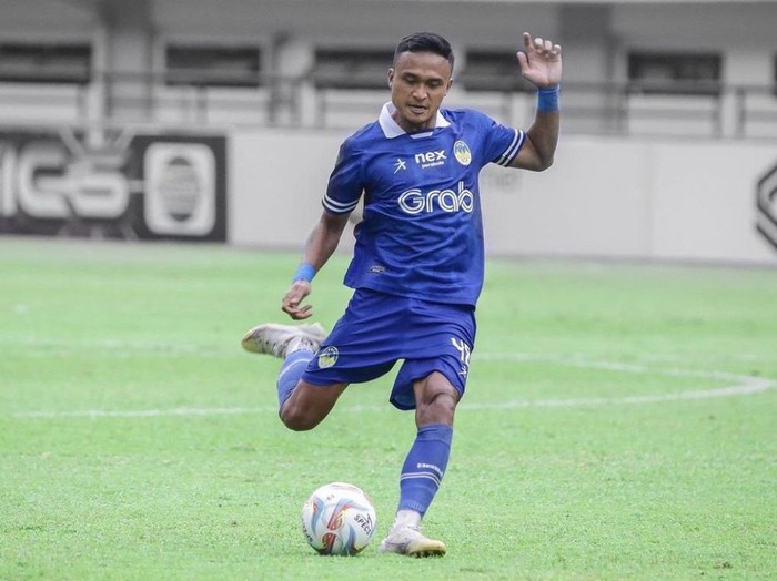 Bek Achmad Faris saat membela PSIM Jogja di Liga 2 2023/2024. Diunggah Kamis (27/6/2024).