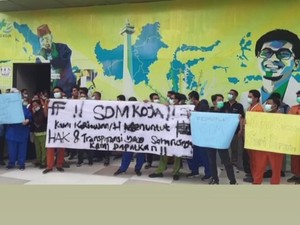 Nakes RSUD Koja Gelar Demo Tuntut Transparansi Remunerasi