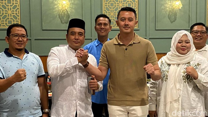 Erwin dan Dhani bertemu bahas Pilwalkot Bandung.